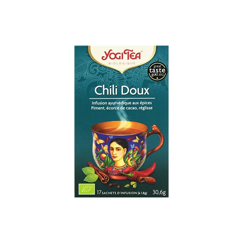 Infusion Chili Doux - 17 Sachets - Yogi Tea Infusion Chili Doux - 17 Sachets - Yogi Tea