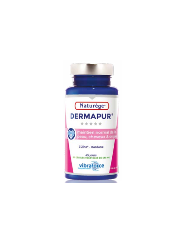 Dermapur - Pilulier 90 Gélules Végétales - Naturège Laboratoire
