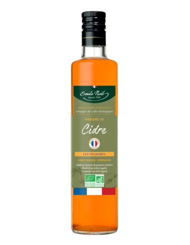Vinaigre cidre Bio - Bouteille 50 cl - Emile Noel