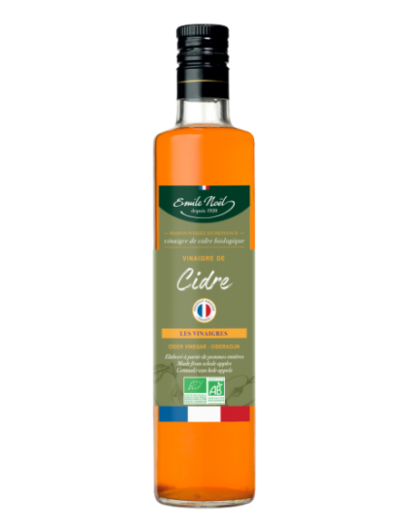 Vinaigre cidre Bio - Bouteille 50 cl - Emile Noel