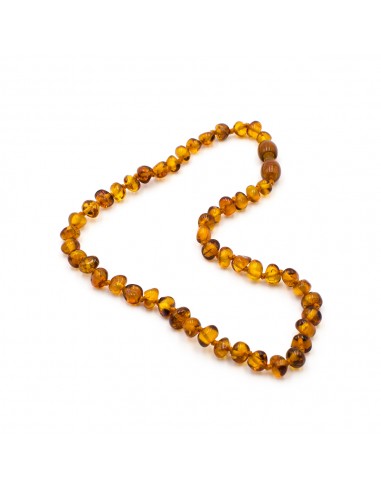 Collier Ambre cognac Bébé