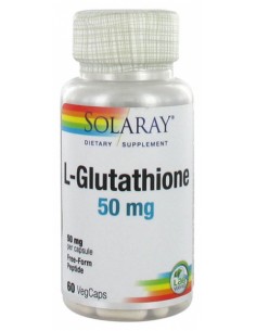 L-Glutathione - 60 Capsules Végétales - Solaray