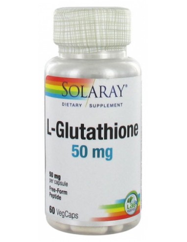 L-Glutathione - 60 Capsules Végétales - Solaray L-Glutathione - 60 Capsules Végétales - Solaray