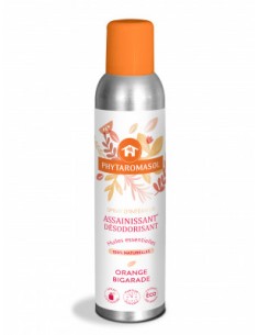 Spray d'Intérieur Assainissant Désodorisant Orange-Bigarade - 250 ml - Phytaromasol