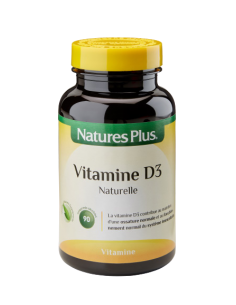 Vitamine D3 1000 UI - 90 Comprimés à croquer - Nature's Plus