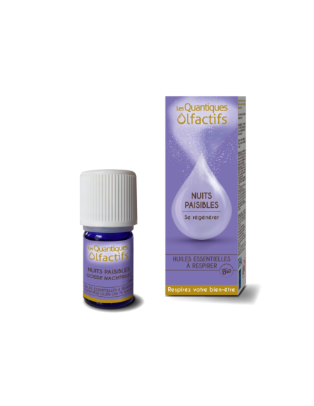 Quantique Olfactif Nuits Paisibles - Flacon gouttes 5 ml - Déva et Herbes et traditions