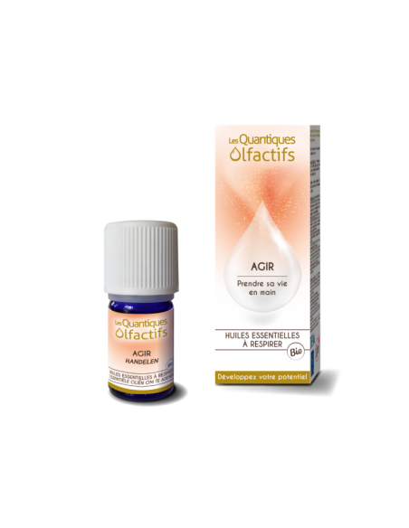 Quantique Olfactif Agir - flacon gouttes 5 ml - Déva et Herbes & Traditions