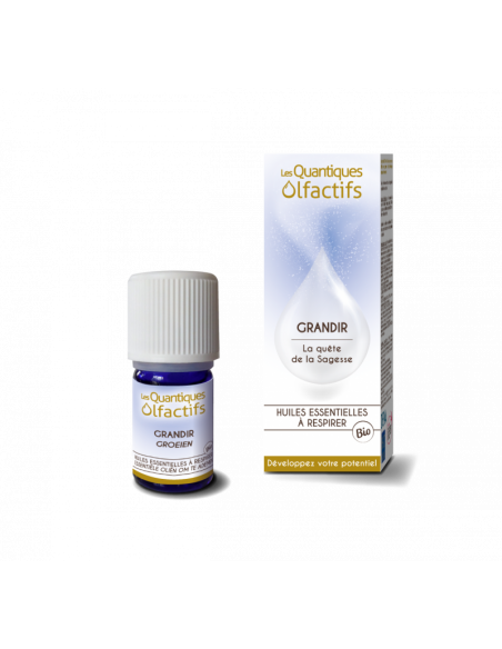Quantique Olfactif  Grandir - Flacon gouttes 5 ml - Déva et Herbes & Traditions