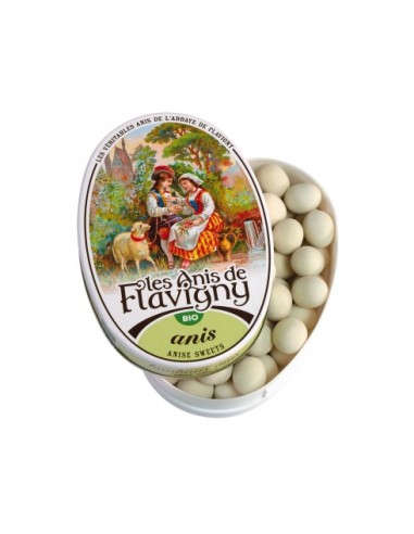 ANIS FLAVIGNY BIO - Boite 50 Gr - Anis de l 'Abbaye de Flavigny ANIS FLAVIGNY BIO - Boite 50 Gr - Anis de l 'Abbaye de Flavigny