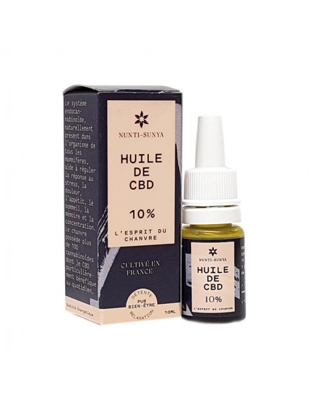 cbd 10% nuti sunya chanvre douleur stress