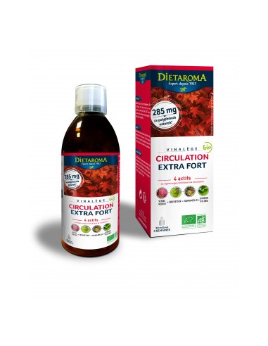 Vinalège Circulation Extra Fort Bio - Flacon 450 ml - Dietaroma Vinalège Circulation Extra Fort Bio - Flacon 450 ml - Dietaroma