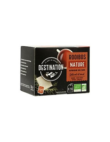 Thé Rooibos Bio Afrique du Sud - 20 infusettes - Destination Premium Thé Rooibos Bio Afrique du Sud - 20 infusettes - Destination Premium