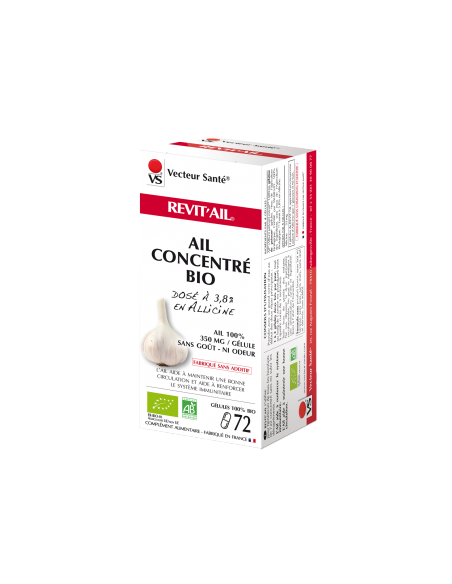 Revit'Ail Ail désodorisé Biologique - 72 gélules - Vecteur Santé
