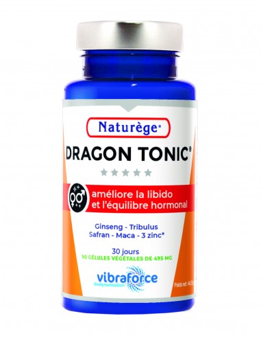Dragon Tonic - Vitalité sexuelle et Libido - 90 gélules végétales - Naturège Laboratoire Dragon Tonic - Vitalité sexuelle et Libido - 90 gélules végétales - Naturège Laboratoire