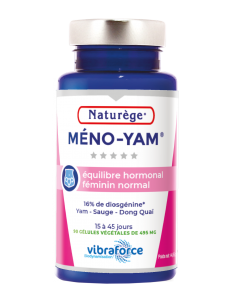 Méno-Yam Equilibre hormonal Féminin - 90 Gélules - Naturège Laboratoire