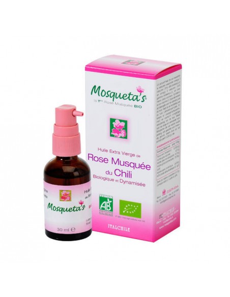 Huile vierge extra de Rose musquée - 30 ml - Mosqueta's