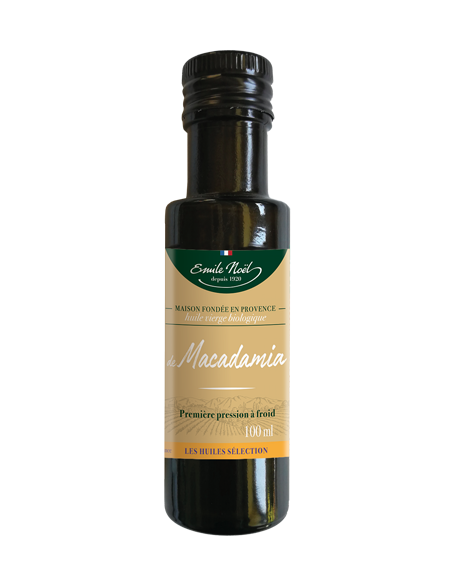 Huile végétale de Macadamia biologique - 100 ml - Emile Noël