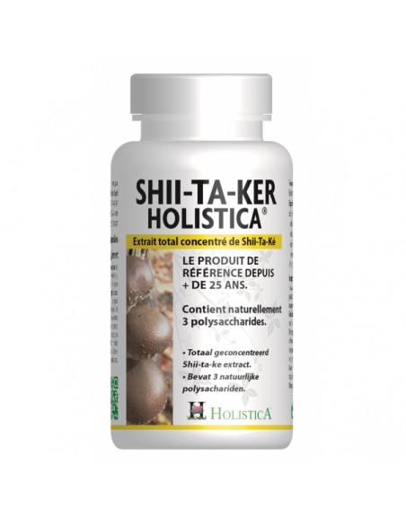ShiiTaKer - 100 gélules - Mycothérapie - immunité - Holistica