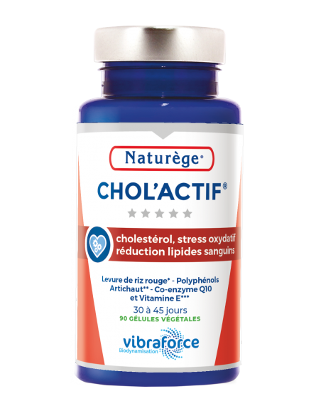 Chol'actif - 90 Gélules Végétales de 495 mg - Naturège Laboratoire