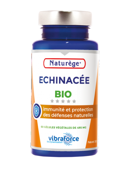 Echinacée Bio Naturège VIBRA - 60 Gélules végétales - Naturège Laboratoire