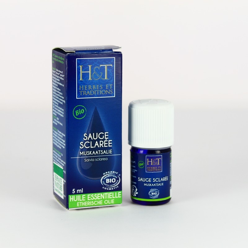 Huile Essentielle Sauge sclarée - Herbes et Traditions