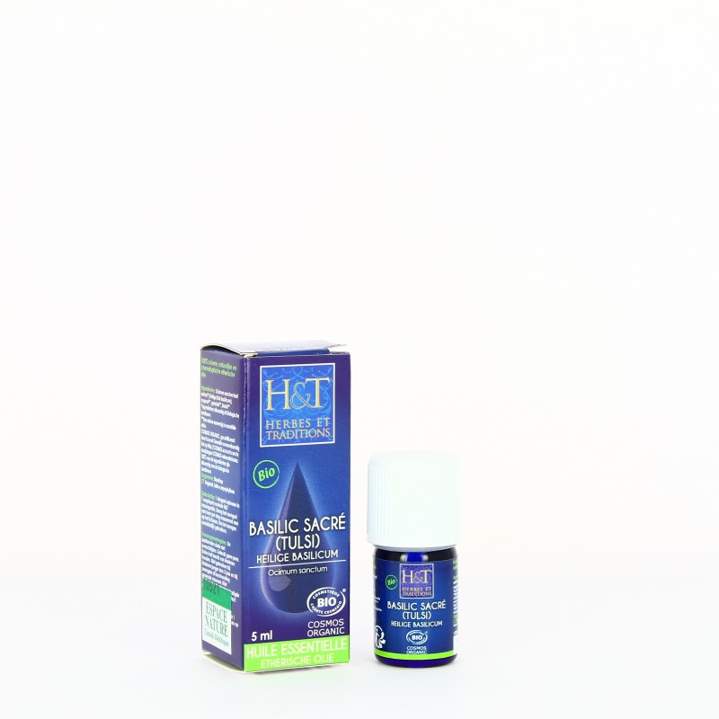 Huile Essentielle de Basilic Sacré - Herbes et Traditions