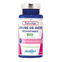 Levure bière revivifiable Bio - 60 Gélules Végétales - Naturège Laboratoire