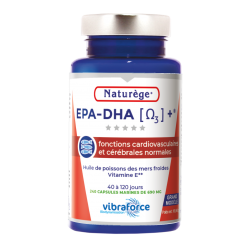 EPA DHA + Oméga 3 - 240 Capsules - Naturège Laboratoire