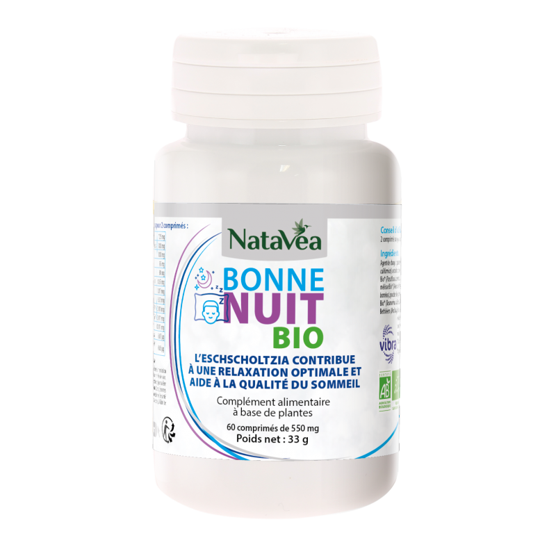 Bonne Nuit - Bien dormir - 60 comprimés - NataVéa Bonne Nuit - Bien dormir - 60 comprimés - NataVéa
