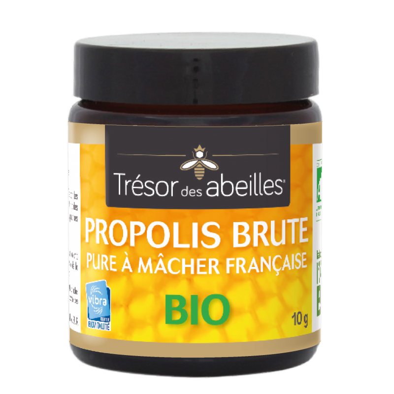 Propolis à mâcher Bio Française - 10 g - Trésor des Abeilles Propolis à mâcher Bio Française - 10 g - Trésor des Abeilles