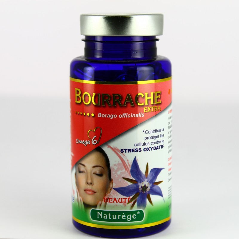 Bourrache Extra - 120 Capsules - Naturège Laboratoire Bourrache Extra - 120 Capsules - Naturège Laboratoire