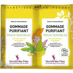 Gommage Visage Bio Purifiant en poudre - 2X4,5g - Secrets des Fées
