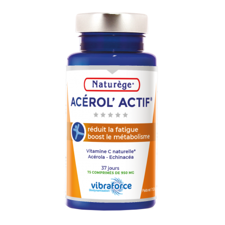 Acerol'actif - 75 Comprimés - Naturège Laboratoire