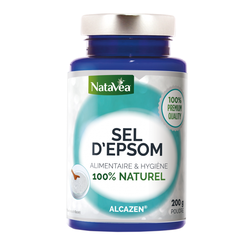 Alcazen Sel d'Epsom - Poudre 200g - Vibra - Natavéa Laboratoire Alcazen Sel d'Epsom - Poudre 200g - Vibra - Natavéa Laboratoire