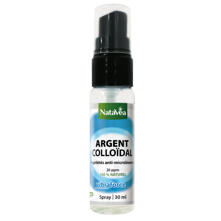 Argent Colloïdal Spray - 20 ppm dynamisé - 30 ml - Natavéa