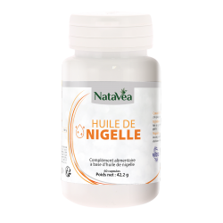 Capsules d'huile Nigelle - Cumin noir - 60 Capsules - Natavéa