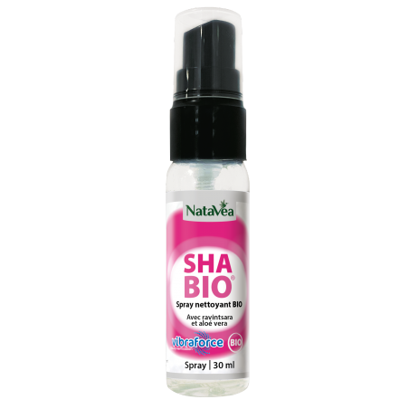 SHABIO Nettoyant Mains BIO Spray nomade - 30ml - Natavéa