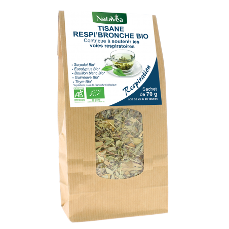 Tisane RESPI'BRONCHE Respiration Bronches - 70 g - Natavéa