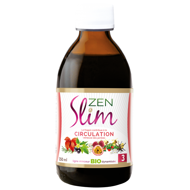 Zen&Slim 3 Circulation Cocktail Minceur Bio - 250 ml - Natavéa Zen&Slim 3 Circulation Cocktail Minceur Bio - 250 ml - Natavéa