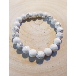 Bracelet en pierre Howlite...