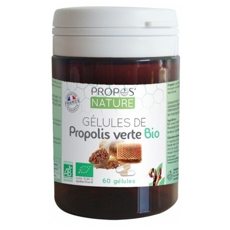 Propolis Verte Bio - 60 gélules - Propos' Nature