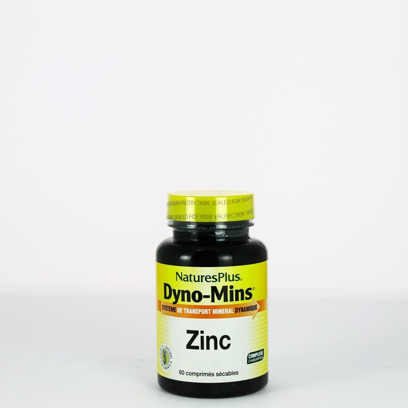 Dyno-Mins Zinc - 60 comprimés sécables - Nature's Plus