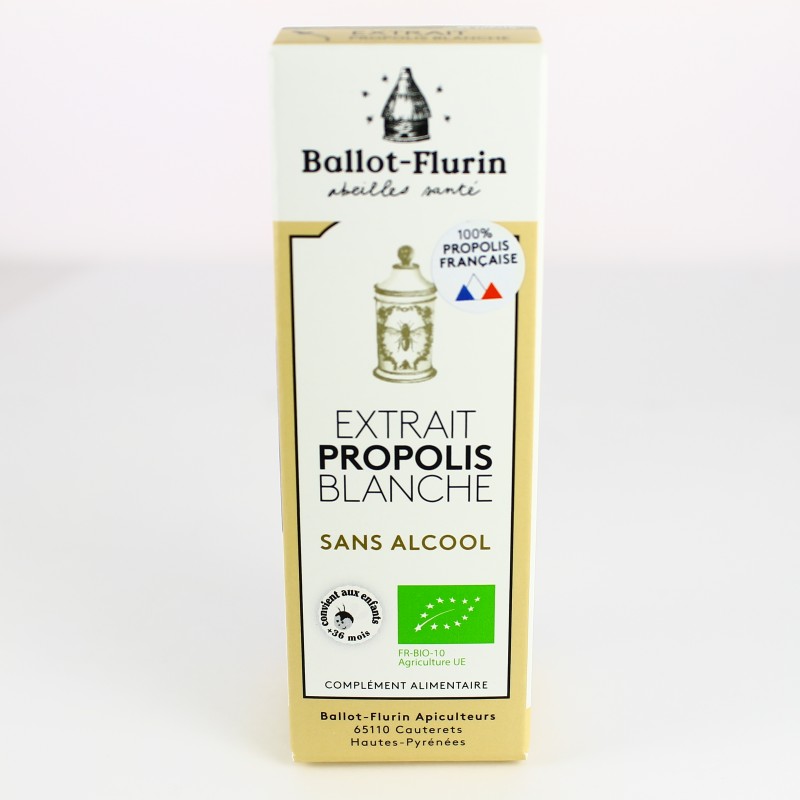 Extrait de Propolis Blanche Sans Alcool - 15 ml - Ballot Flurin