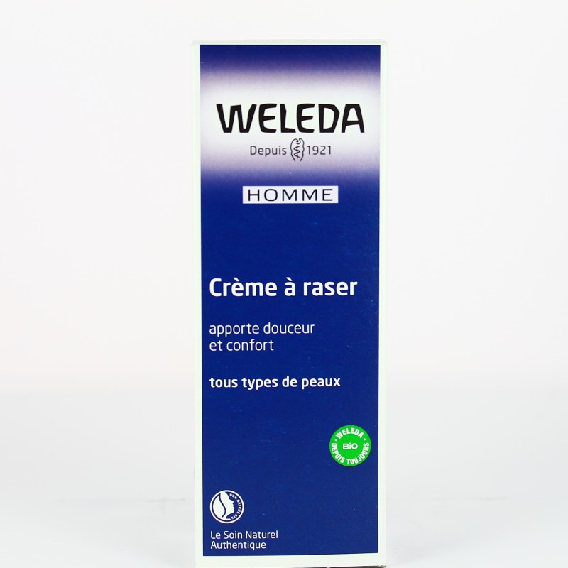 Homme Crème à raser peaux sensibles - 75 ml - Weleda Homme Crème à raser peaux sensibles - 75 ml - Weleda