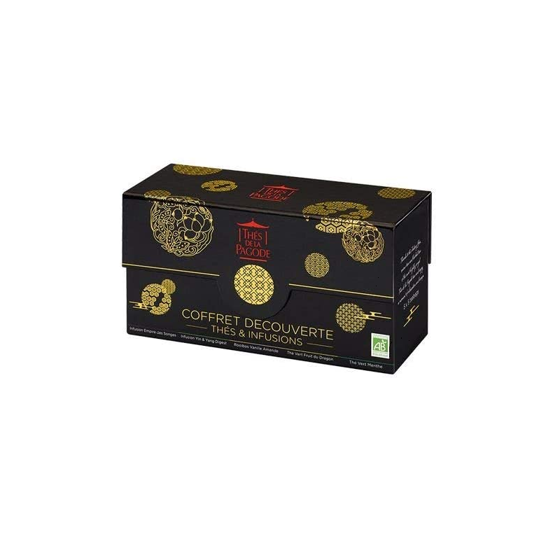 Coffret découverte - 25 Sachets - Thés de la Pagode
