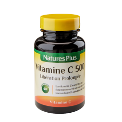 Vitamine C 500 Libération prolongée - 60 comprimés - Natures Plus