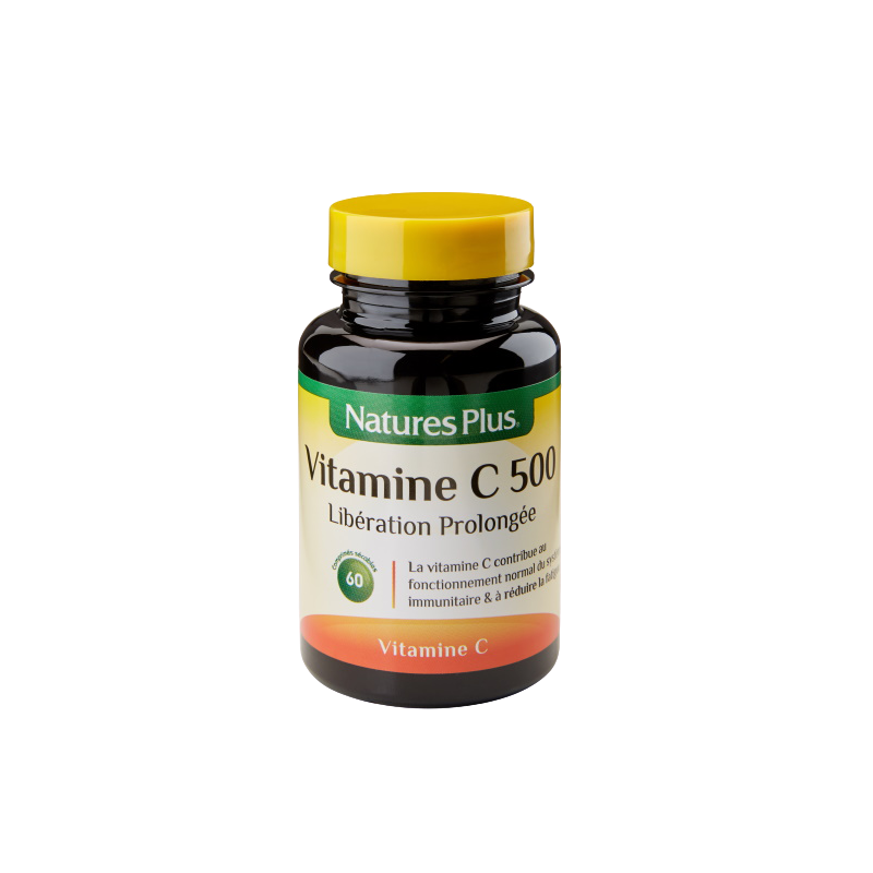 Vitamine C 500 Libération prolongée - 60 comprimés - Natures Plus
