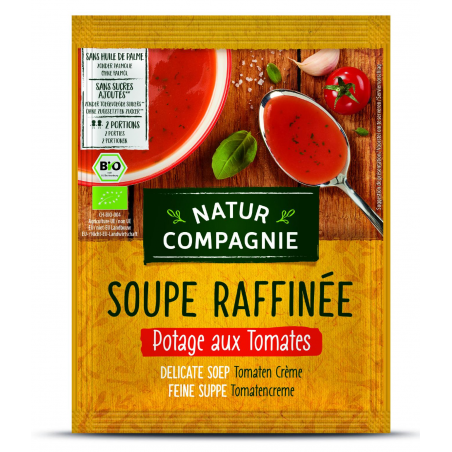 Soupe raffinnée Potage aux Tomates - 40 g soit 2 portions - Natur Compagnie
