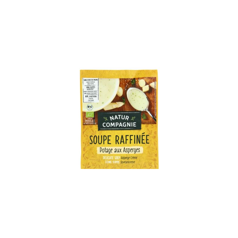 Soupe raffinée Potage aux asperges - 40g soit 2 portions - Natur Compagnie Soupe raffinée Potage aux asperges - 40g soit 2 portions - Natur Compagnie