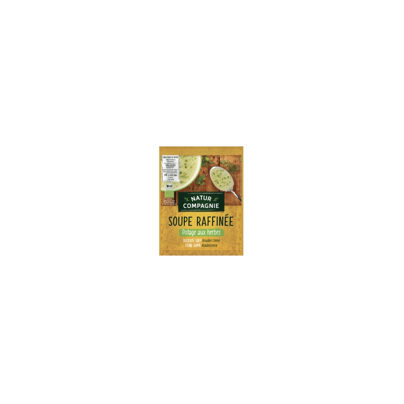 Soupe raffinée Potage aux Herbes - 38g soit 2 portions - Natur Compagnie Soupe raffinée Potage aux Herbes - 38g soit 2 portions - Natur Compagnie